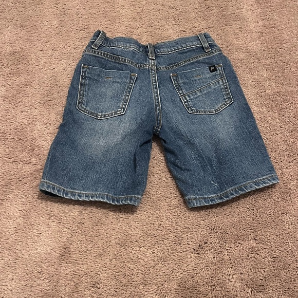 Boys Art Class Dark Blue Distressed Jean Shorts - Picture 5 of 6